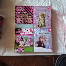 Valentine Cards ( 4 ) Boxes 