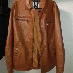 Fried NYC Premium Denim Collections XL Jacket/Brown