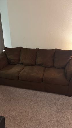 Brown sofa