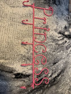 Pink Princess Wall Hanger