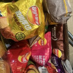 Assortment Of Asian Based Lays 