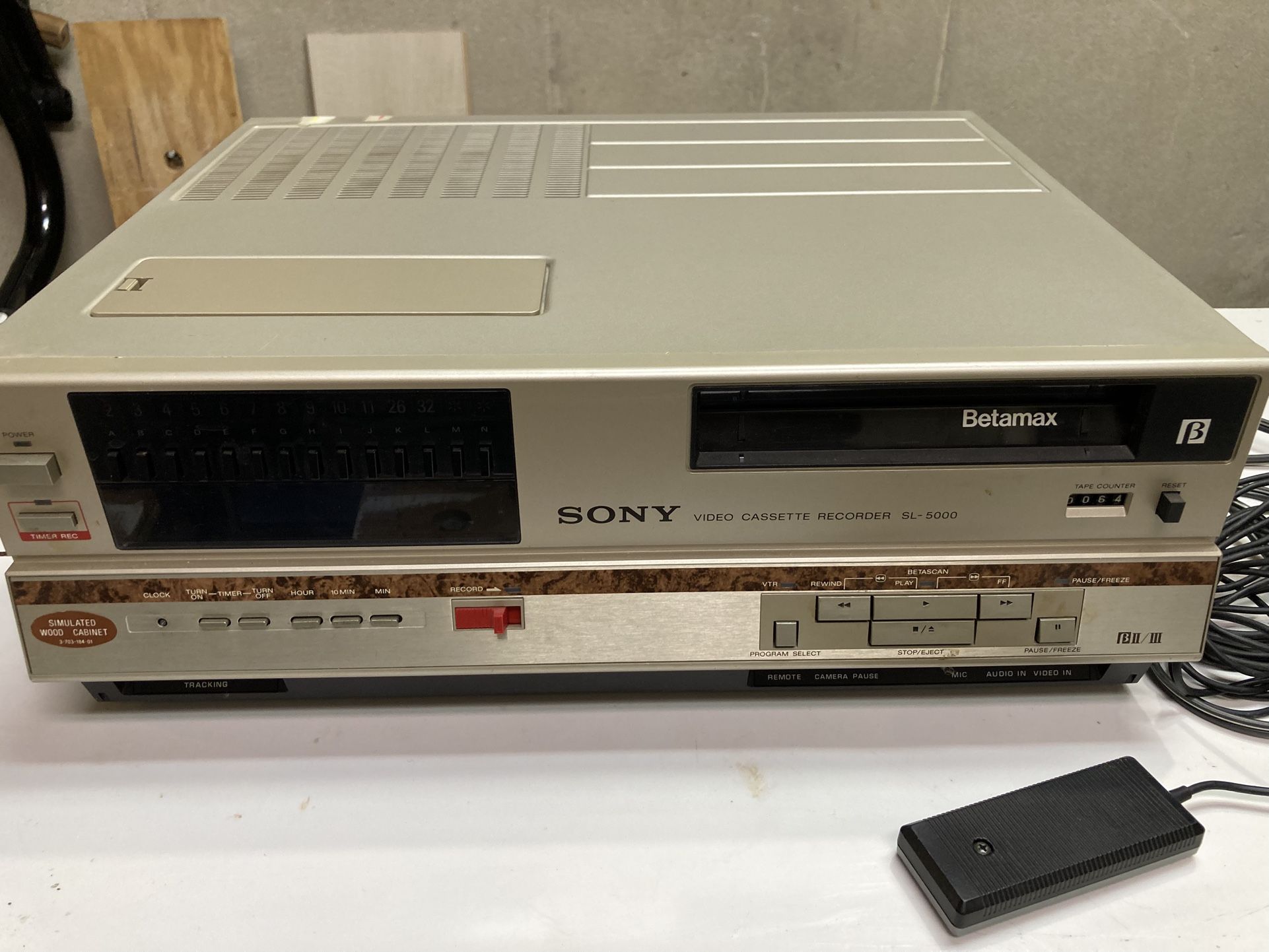 Sony Betamax Player / Recorder