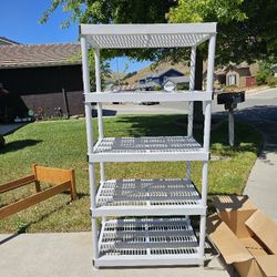 5 Tier Plastic Shelf 