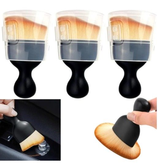 3 Piece Car Interior Cleaning Brush