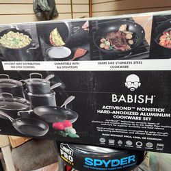 Babish 10pc activbond nonstick cookware