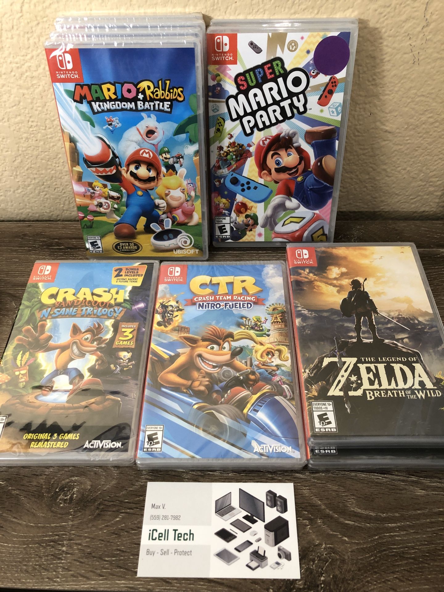 Brand New Sealed Nintendo Switch Games $40 each FIRM on price