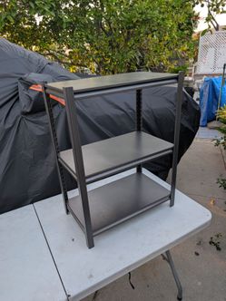 New 3-tier shelving storage Metal cabinet! Adjustable shelves!