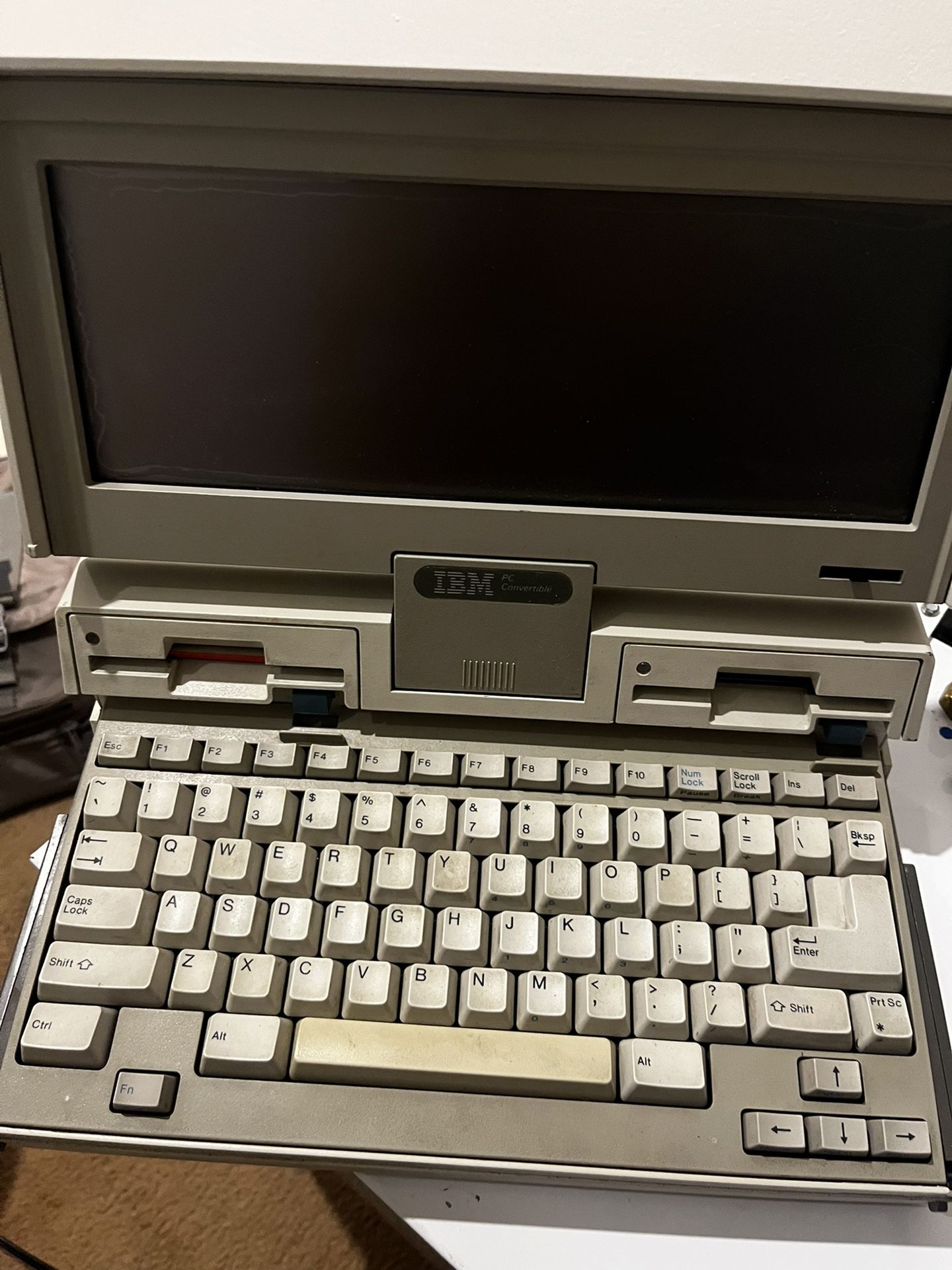 Vintage IBM 5140 1st Laptop With IBM Bag