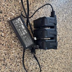 DJI Fly More FPV Drone Batteries and Charger