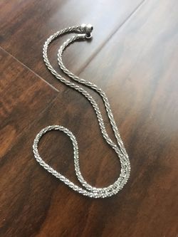 Silver necklace