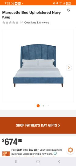King size bed frame