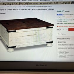 Ashley Signature Design Cocktail Table
