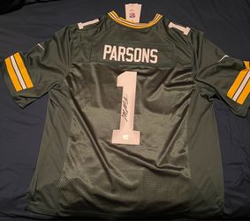 Fanatics Under Wraps Micah Parsons signed Green Bay jersey