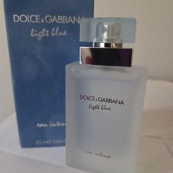 DOLCE GABBANA LIGHT BLUE EAU INTENSE FORCWOMEN .84OZ/25ML, NEW IN BOX