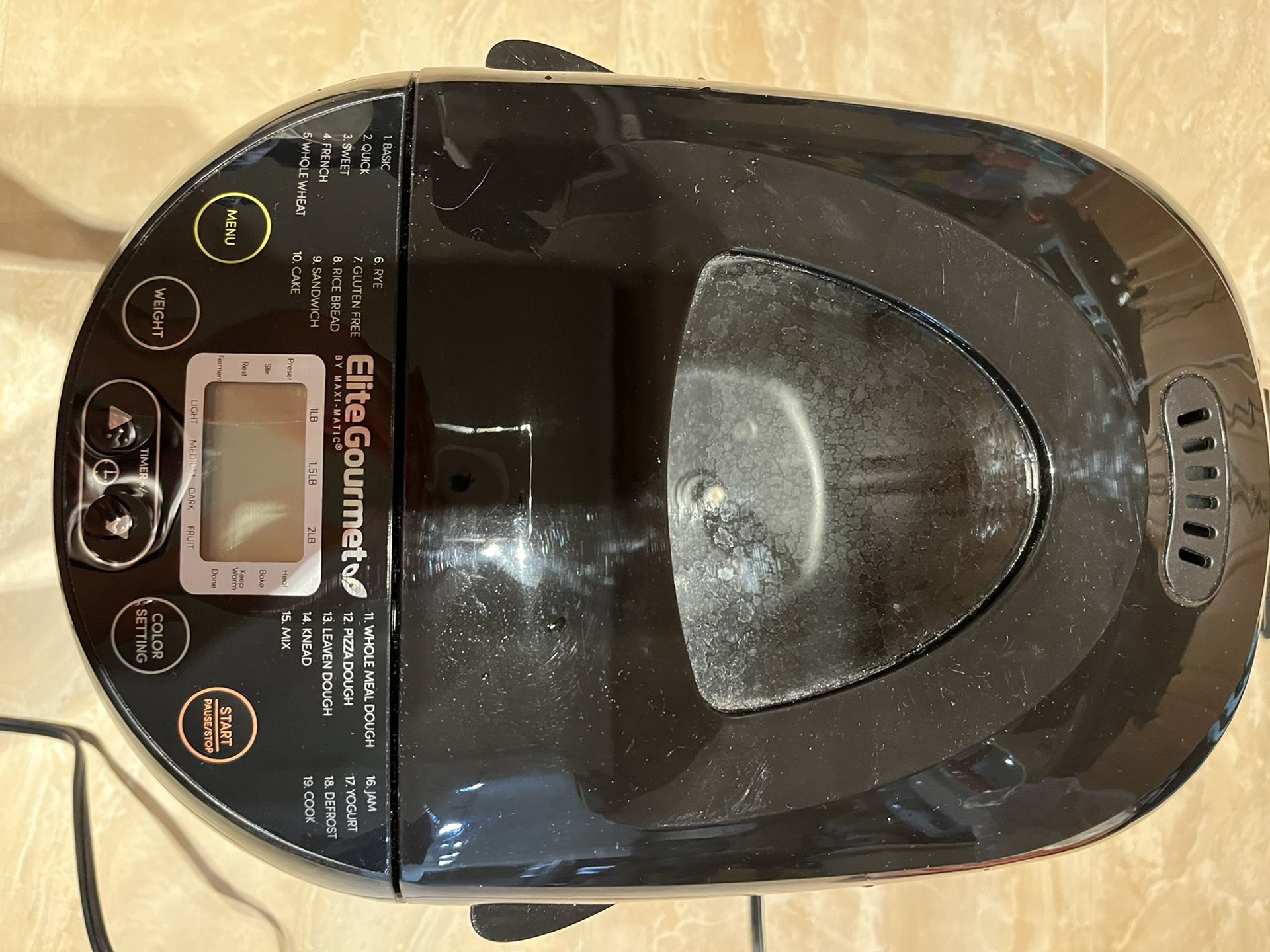 Elite Gourmet bread maker for Sale in Fort Lee, NJ - OfferUp