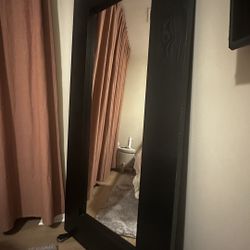 Black Full Length Floor Mirror