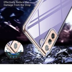 New Samsung S21 Slim Crystal Clear Phone Case Non-Yellowing