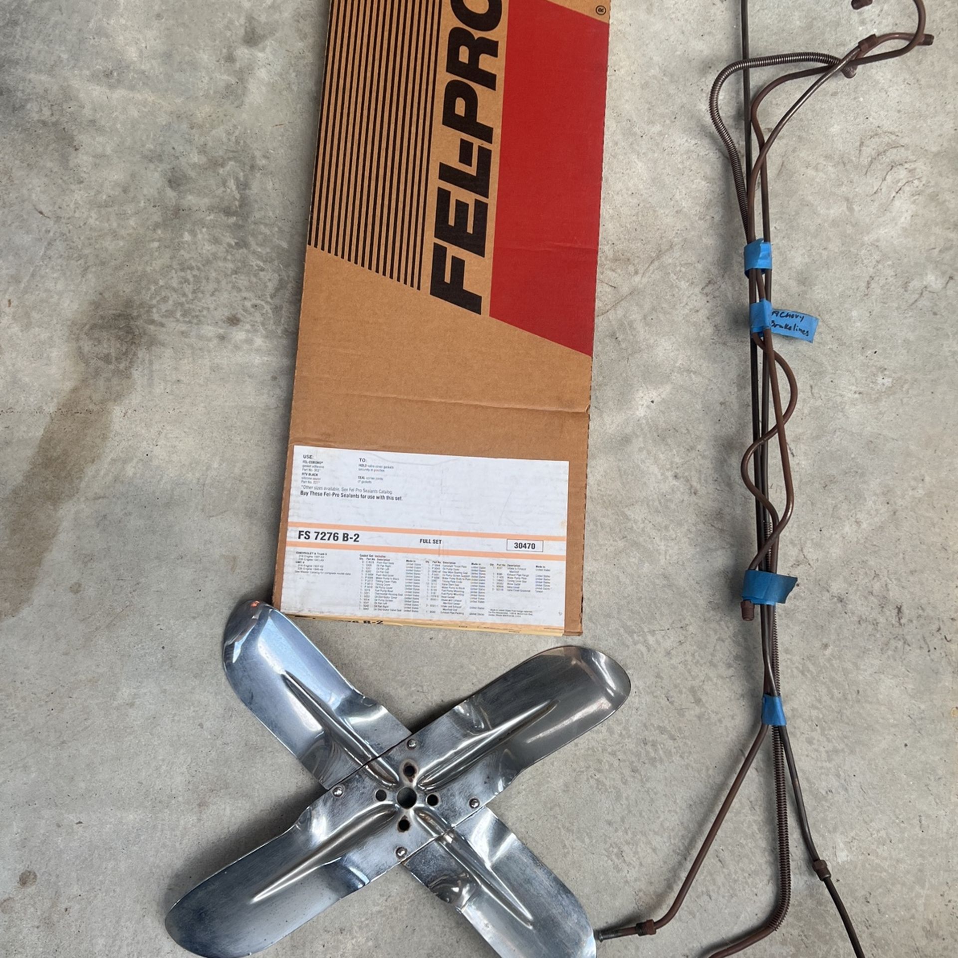 1949 Chevrolet Styleline Fleet line Deluxe 216 Engine Parts