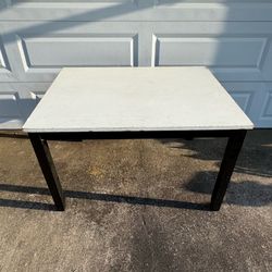 Wood Utility Table 48x36 Project Table Garage Workbench Removable Legs
