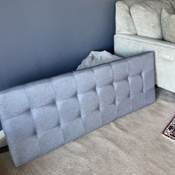 Blue-gray Queen Headboard