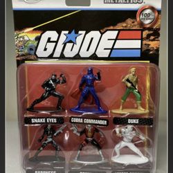 G.I. Joe HASBRO Nano 1.75 inch Metalfigs Snake Eyes Action Figure Jada Toys