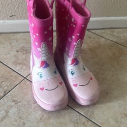Girls Boots Pink 13 Kids 