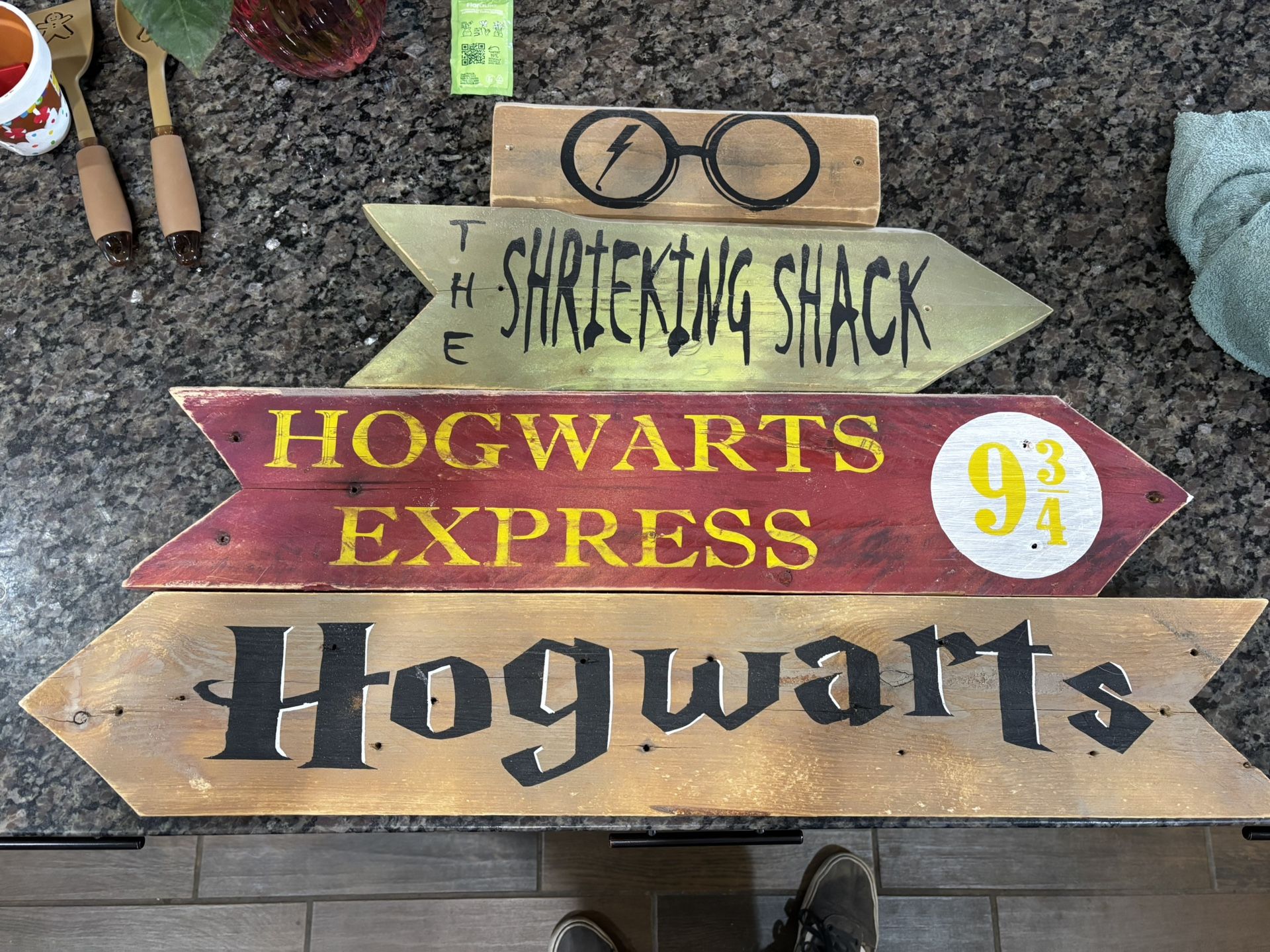 Harry Potter wood Signs