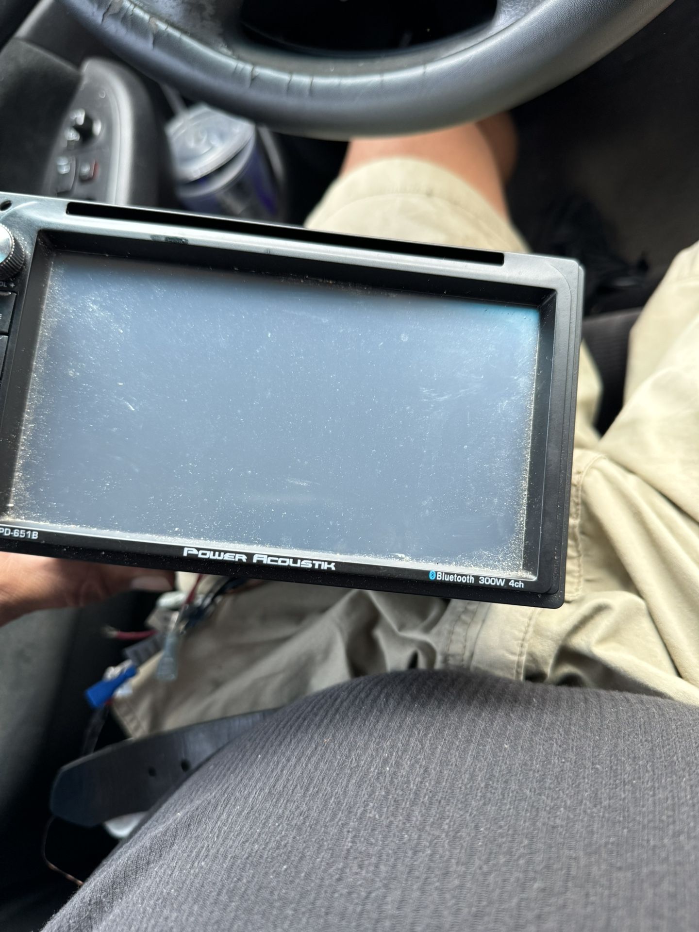 Power Acoustic Car Radio