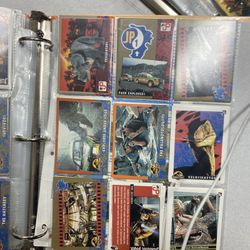 Jurassic Park 1990s Trading Cards 100s In Binder 