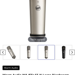 Warm audio condenser microphone  (free kaotica eyeball)