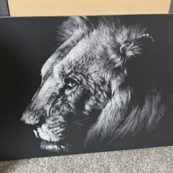 Lion Canvas Frame 