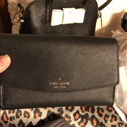 Kate Spade Perry Wallet On String Deep Berry