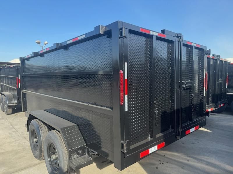 EXCELLENT DUMP TRAILER 8X4X12 DAIMOND WallS