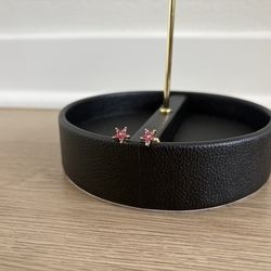 $6 for Gold Star Pink Crystal Stud Earrings - Women Accessories