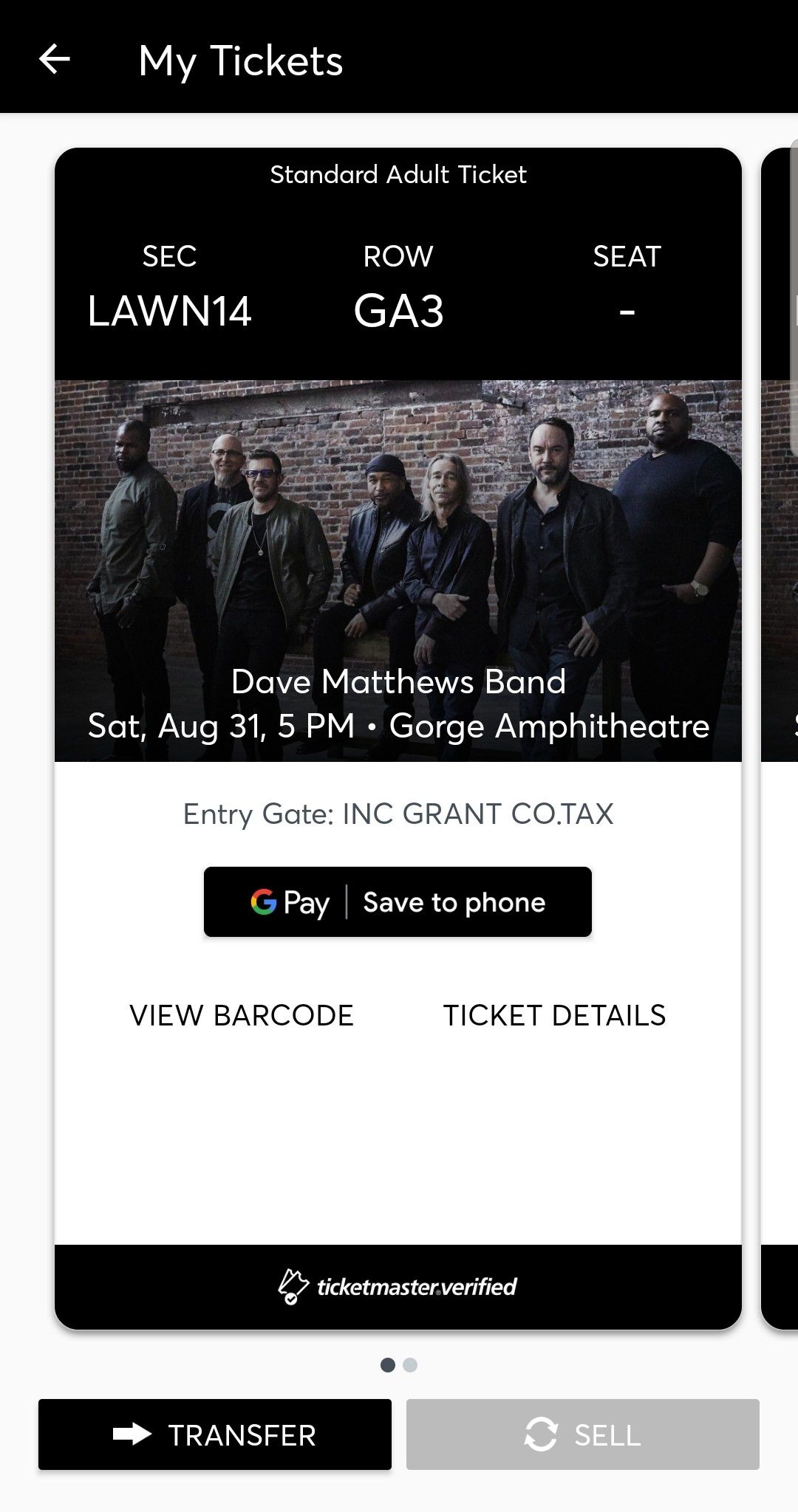 Dave Matthew's Band Tickets