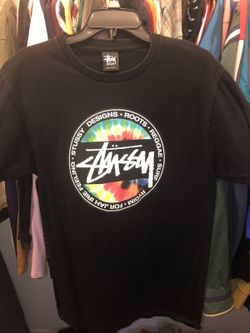 STUSSY TIE DYE LOGO TEE