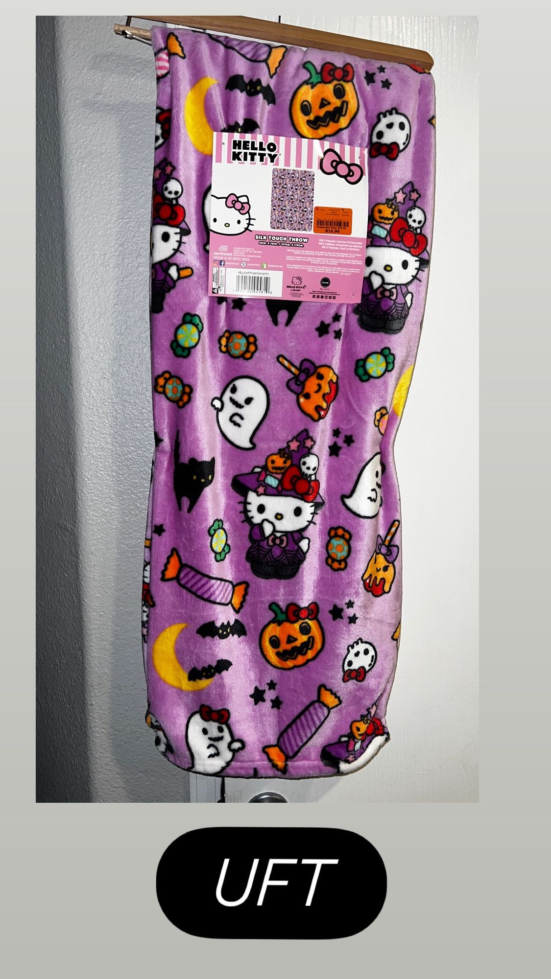 Hello Kitty Halloween Blanket*READ DESCRIPTION*