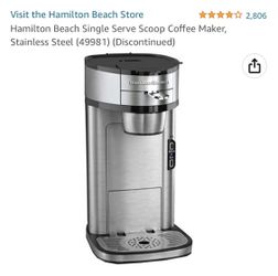 Hamilton Beach Single Serve Coffee 