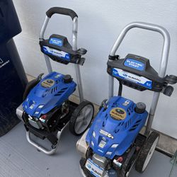 (2) Subaru EA190V 3100psi Pressure Washers