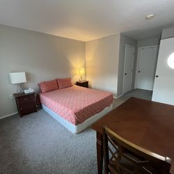 Bedroom- Mattress, Box Spring, Side Tables 2and Lamps