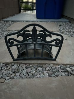 Two 30 Ft Hoses And 2 Metal Hose Wall Mounts