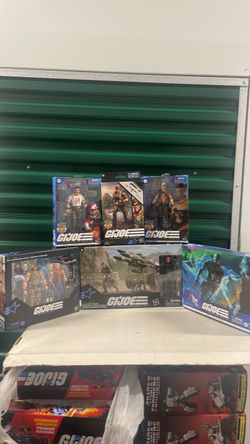 Gi joe/ classified/ Sgt slaughter & Mercer/ Hawk w MMS/ snake eyes & timber/ flint/ outback/ bazooka/ Tiger force/ Hasbro