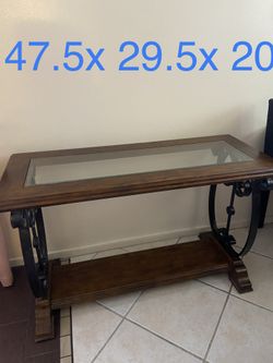 Entryway console table