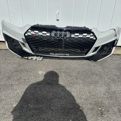 2018-2019 Audi B9 RS5 OEM Complete Front Bumper Assembly 