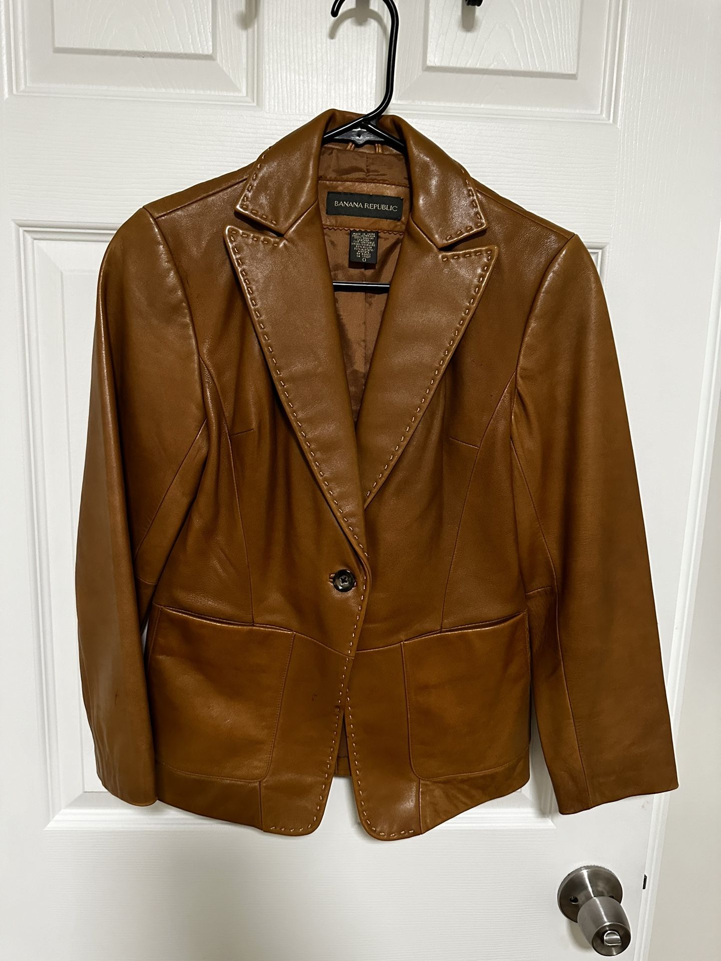 Leather Blazer