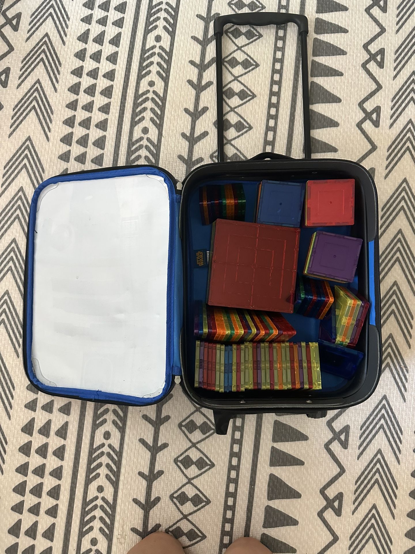 Magnetic Tiles Variety in Roller R2-D2 Roller Suitcase