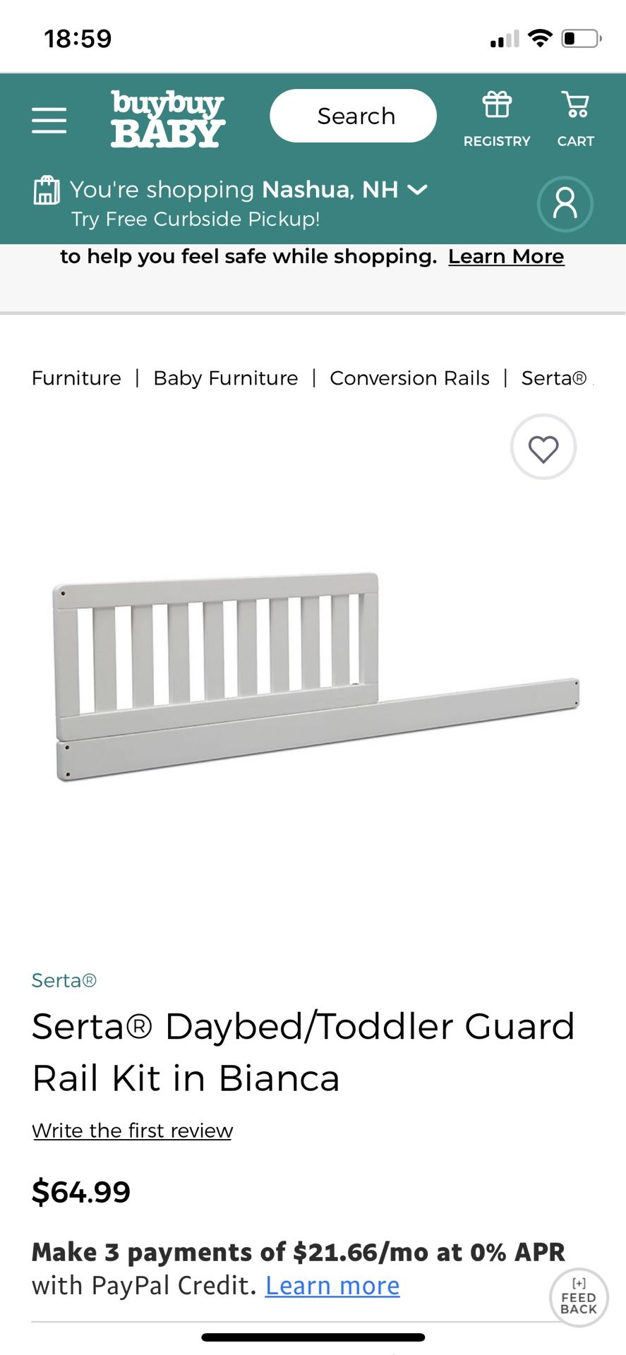 Serta bethpage conversion kit