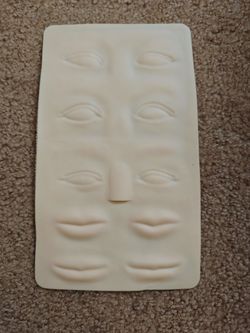 Amber Lash Tattoo Practice Imitation Skin and Body Parts for Realistic PMU Experience (PMU Practice Sheet - Eyebrows & Lips - 3pcs)