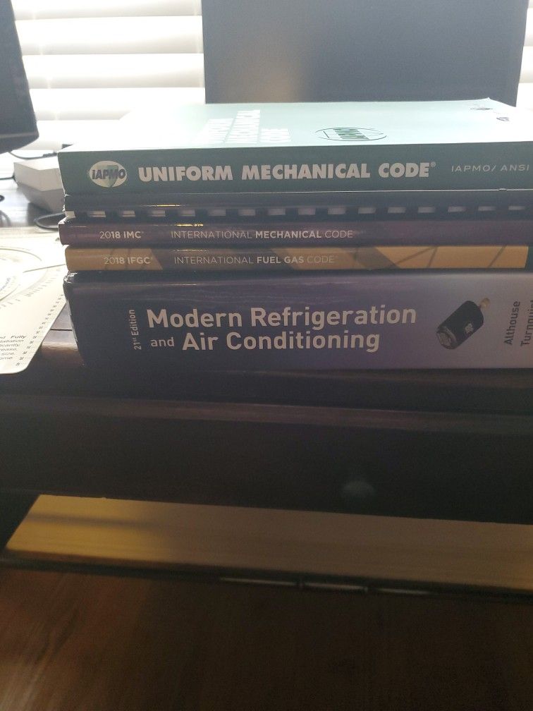 HVAC LICENSE BOOKS 