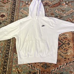 all white nike hoodie 